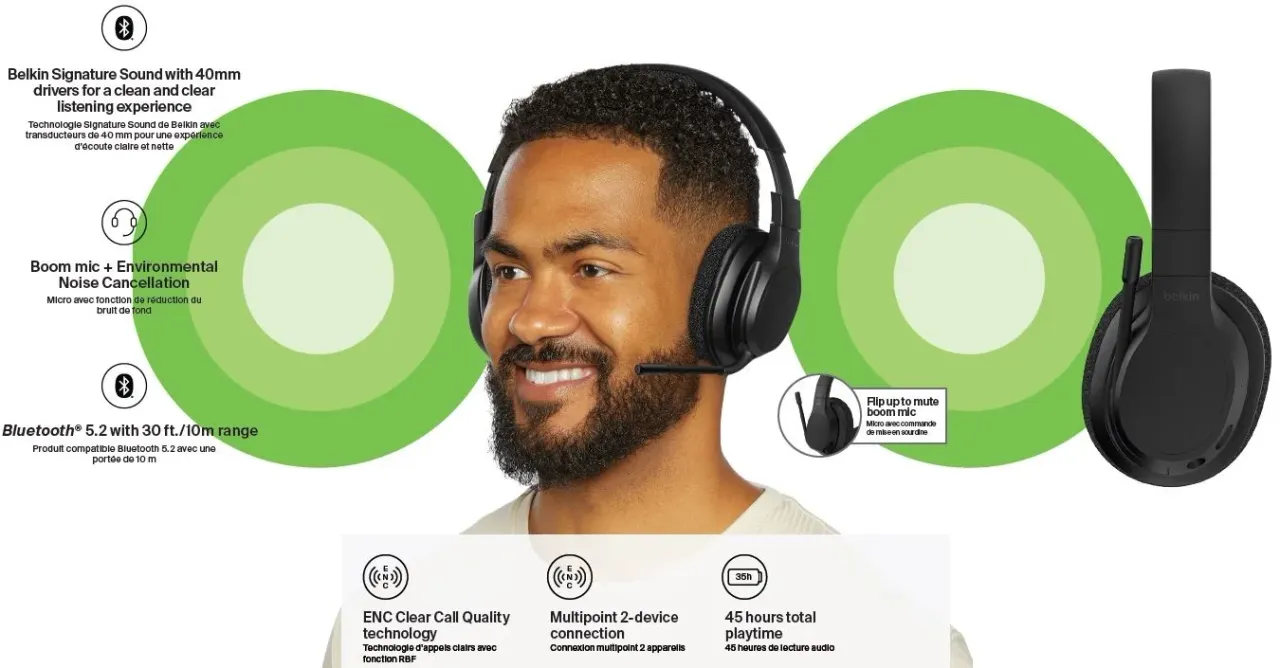 SoundForm i nuovi auricolari Belkin