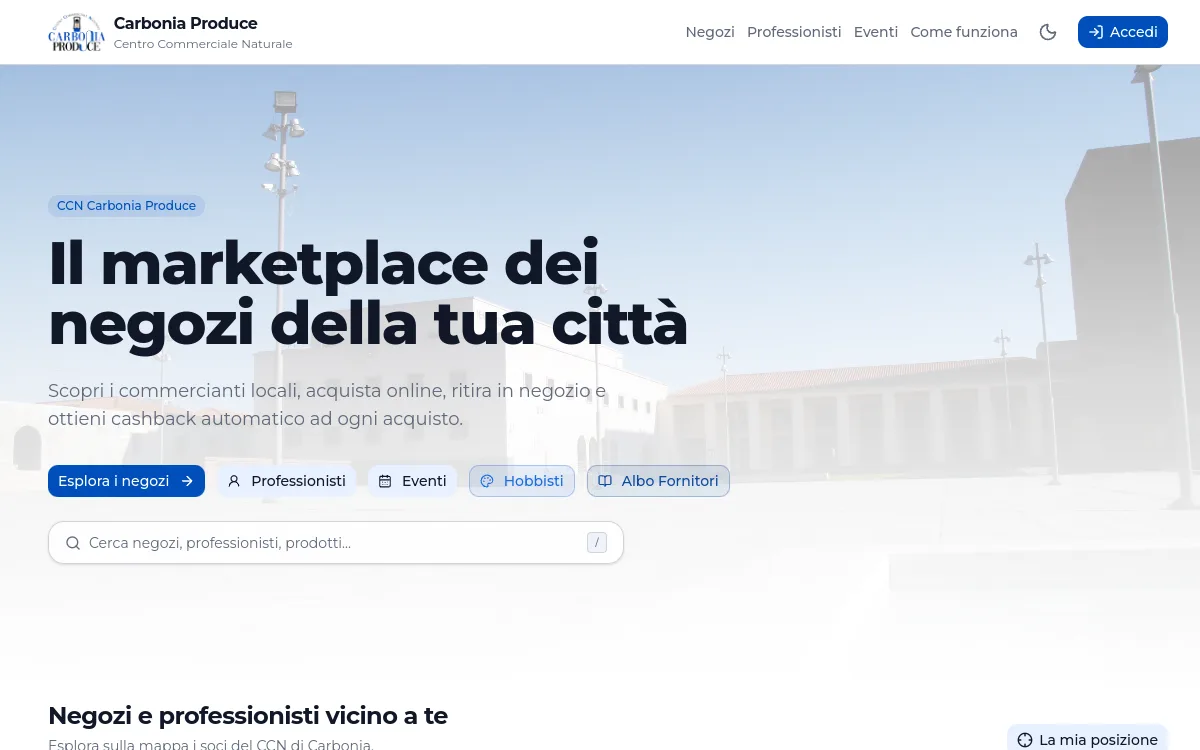 Webapp CCN Carbonia Produce